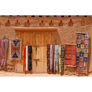 Tableau Sur Toile Tapis Ethno 45x65 Cm