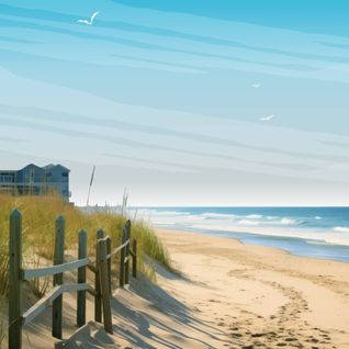 Tableau Sur Toile Pas Dans Le Sable 65x65 Cm