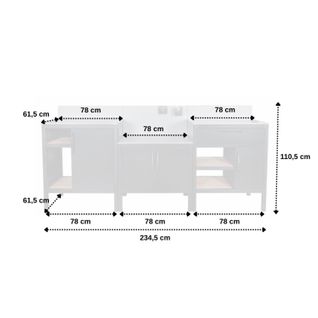Cuisine D'extérieur Avec 3 Modules