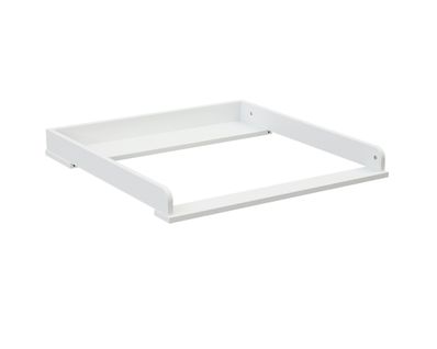 Plan à Langer En Bois Pour Commode Bébé 70 Cm Uno - Blanc - 71 X 72,5 X 8 Cm