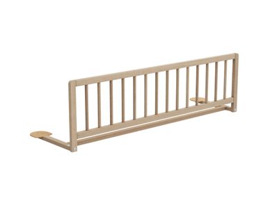 Barrière De Lit Enfant En Bois Sido Hêtre Brut 117 Cm