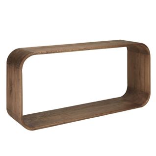 Romy - Console Design Arrondi En Bois De Mindi