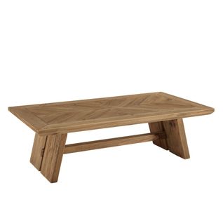 Sandy - Table Basse Rectangulaire 130x70cm Bois Pin Recyclé