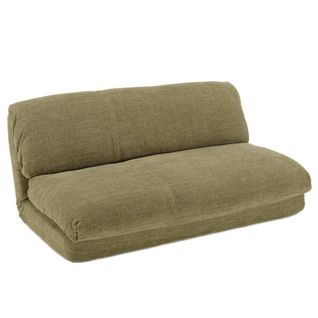 Angele - Chauffeuse Convertible 2 Places En Tissu Couleur Vert