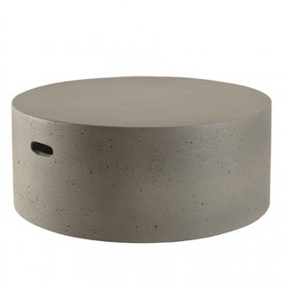 Hector - Table Basse Ronde 79x79cm Béton
