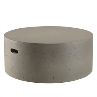 Hans - Table Basse Ronde 79x79cm Béton