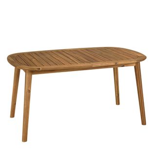 Vick - Table De Jardin Extensible En Bois D'acacia Huilé 150/200x100cm