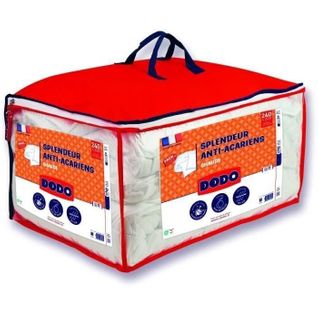 Pack Couette Chaude Anti-acariens 220x240 Cm + 2 Oreillers 60x60 Cm - Splendeur - Garnissage 100% V