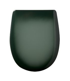 Abattant Double Olfa Avec Couvercle - Effet Jaspé - 45x36.5 Cm - Vert