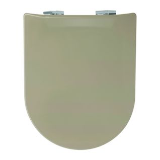 Abattant Wood Slim Déclipsable Uni - 36.5x48 Cm - Ficelle