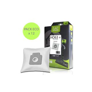 Sac aspirateur HOME EQUIPEMENT HEHO63+ECO x 12