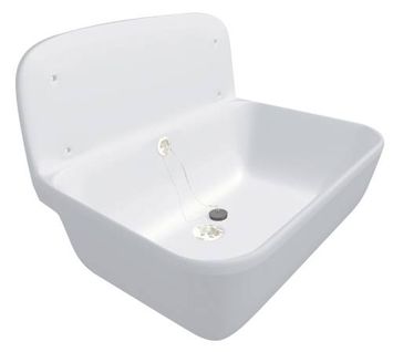 Evier à Poser 50cm Blanc - 332620