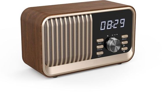 Radio Fm Portable - Cvg - Bebop Fm - Bluetooth - Batterie Intégrée - Bois
