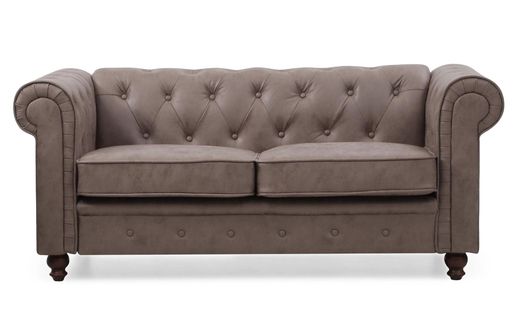 Grand Canapé 2 Places Chesterfield Vintage