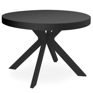 Table Ronde Extensible Myriade All Black