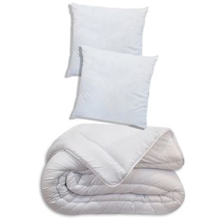 Couette Temperee 240x260 Et 2 Oreillers Memoire De Forme 60x60 Pour 160x200