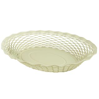 Corbeille à Pain 30x24 Cm Vanille En Inox