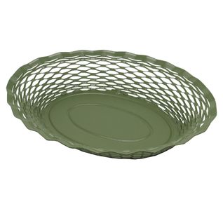 Corbeille à Pain Kaki 30x24 Cm En Inox