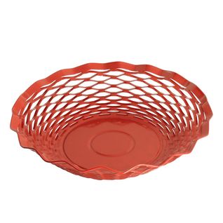 Corbeille à Pain Rouge 24.5 Cm En Inox