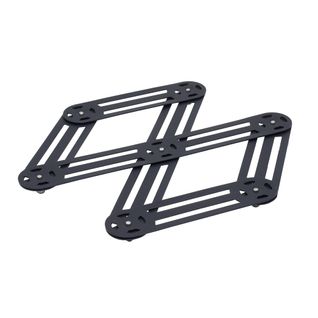 Dessous De Plat Étirable Bleu Nuit 25x12 Cm En Inox