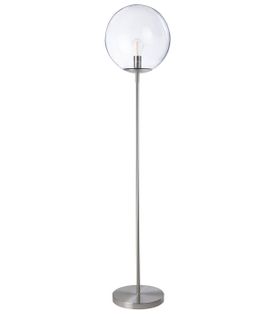 Lampadaire Globus Alu, Métal, Diam. 34 Cm, Ampoule LED E27