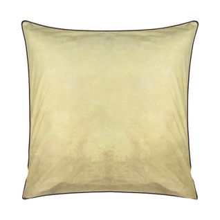 Taie D'oreiller Imprimée En Percale De Coton Marron 65x65