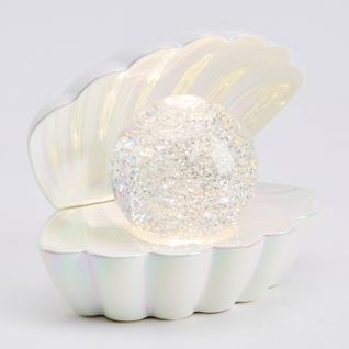 Coquillage lumineux H. 14,8 cm SIENA Nacré