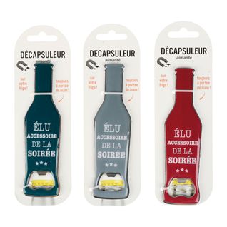 Décapsuleur magnétique  Rouge