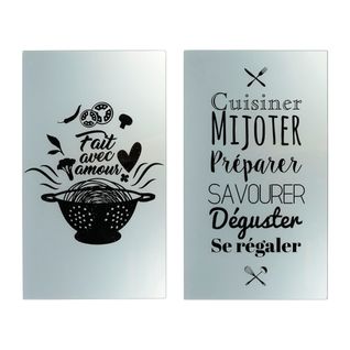 Planche à découper 2 en 1  Transparent