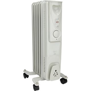Radiateur Mobile Bain D'huile 1000w - Blanc