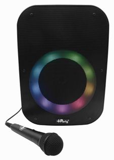 Enceinte Bluetooth Iparty Avec Micro Et Effets Lumineux Multicolores