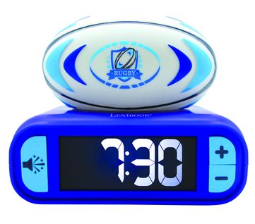 Réveil Avec Veilleuse Ballon De Rugby En 3d