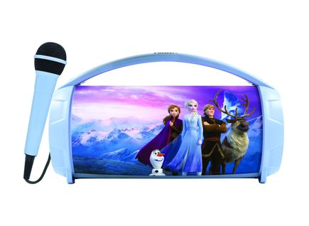 Enceinte Bluetooth Sans-fil Lumineuse Avec Micro La Reine Des Neiges