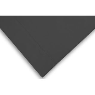 Drap Plat Camille Coton Percale 260x300 Anthracite