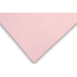 Drap Plat Camille Coton Percale 260x300 Rose