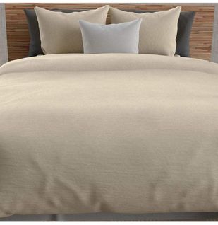 Parure De Lit Unie Bohème Beige 240x220