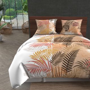 Parure De Lit Jungle Blanc 240x220
