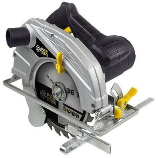 Scie Circulaire Filaire Ø185mm Laser 1300w Noir Et Argent