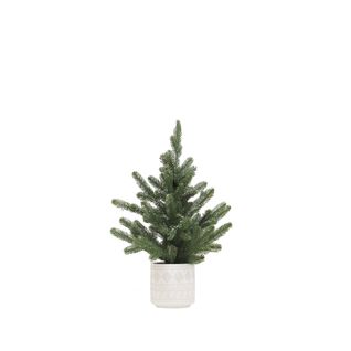 Sapin De Noel Artificiel Deco Pot Ciment 45cm