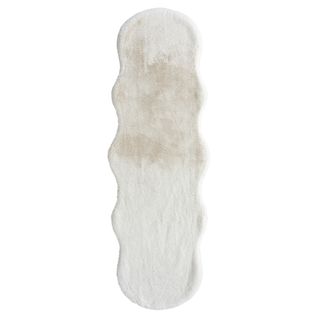 Tapis 55x160 cm FANNY Blanc
