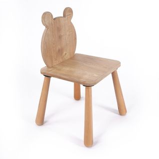 Chaise Pour Enfant Dossier Ourson L30 Cm