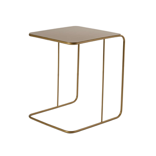 Bout De Canapé Avec Plateau En Métal H46 Cm