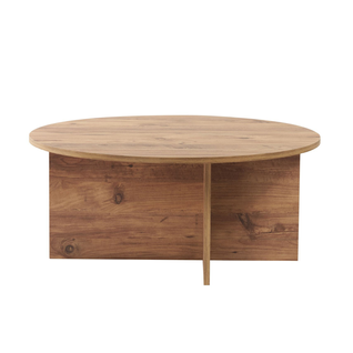 Table Basse Avec Plateau Arrondi L90 Cm