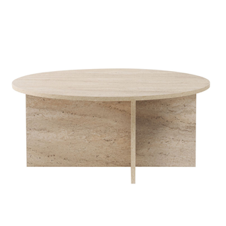 Table Basse Avec Plateau Arrondi L90 Cm