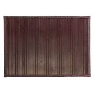 Tapis De Bain En Bambou Brun Mocha 61 X 43 Cm