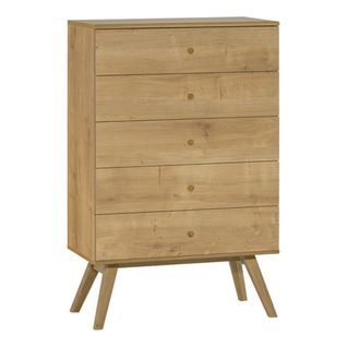 Commode 5 Tiroirs L75 Cm