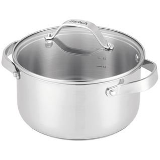 Faitout Inox 24cm Avec Couvercle En Verre - 101034