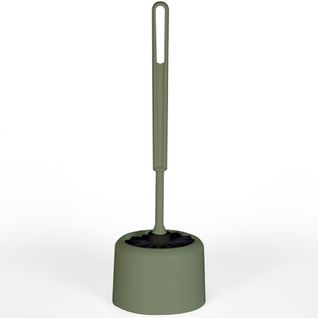 Brosse Wc Classique - 11x11x36 - Kaki