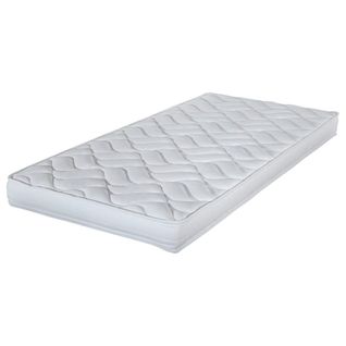 Matelas Mousse 90x190 cm MELISSA - Hauteur 13 Cm - 3 Zones - Soutien Ferme