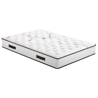 Matelas Latex 160x200 cm LOUXOR - Hauteur 21 Cm - 3 Zones - Soutien Ferme